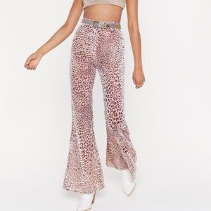 Velvet Leopard flare pants - SOLD OUT EVERYWHERE